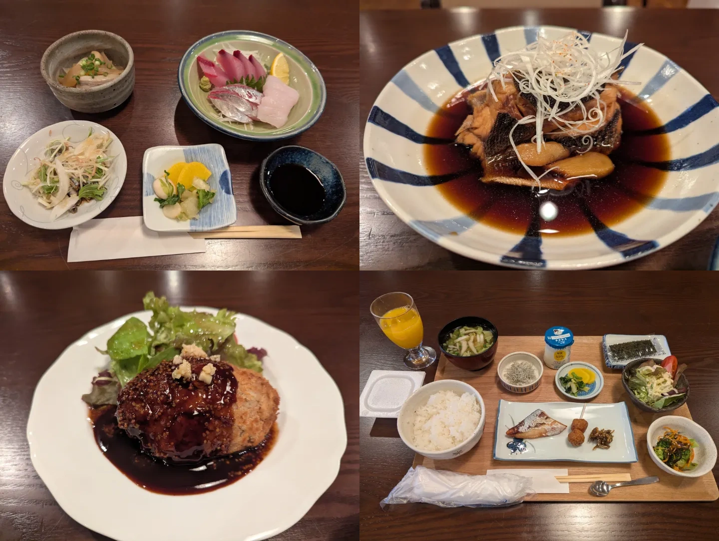 まなべ旅館の食事